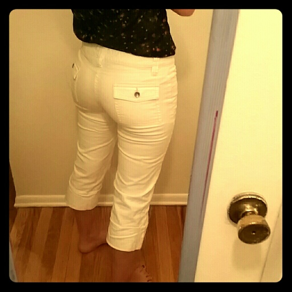 Well-loved Banana Size 6 Cotton Cuff Capris