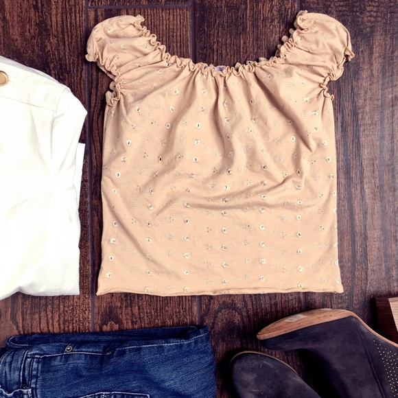 🍍SALE🍍•Calypso St Barth• Eyelet Crop top - Picture 2 of 4