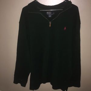 vintage slouchy polo pullover