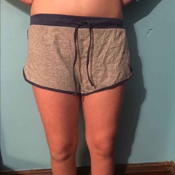 Gray and Blue Shorts