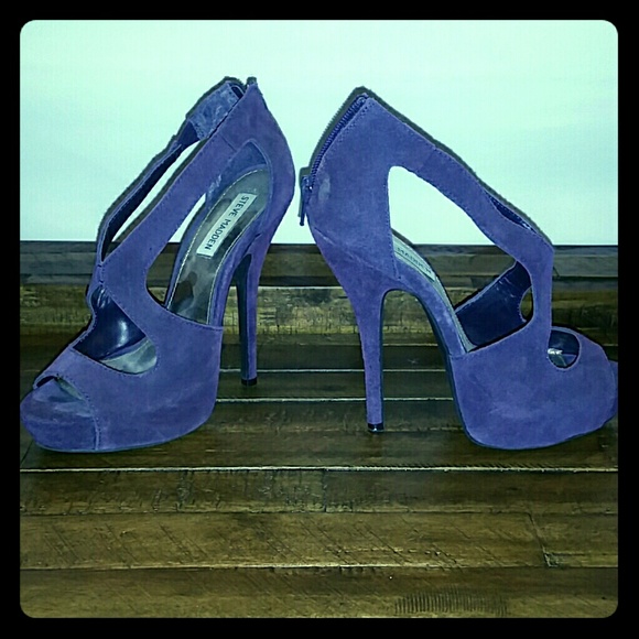Purple Steve Madden Heels - Size 7 - Picture 1 of 3