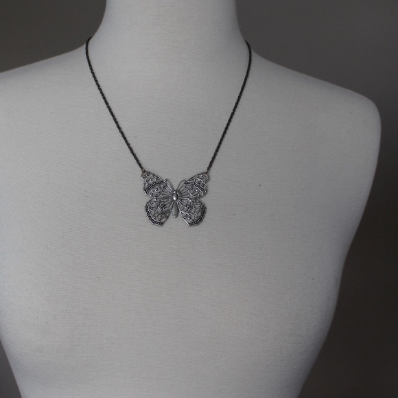 Butterfly Scroll Style Necklace From Steamboat CO - Picture 1 of 4