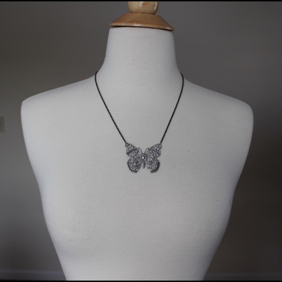 Butterfly Scroll Style Necklace From Steamboat CO - Picture 2 of 4