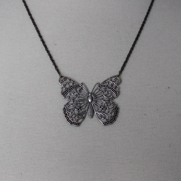 Butterfly Scroll Style Necklace From Steamboat CO - Picture 3 of 4