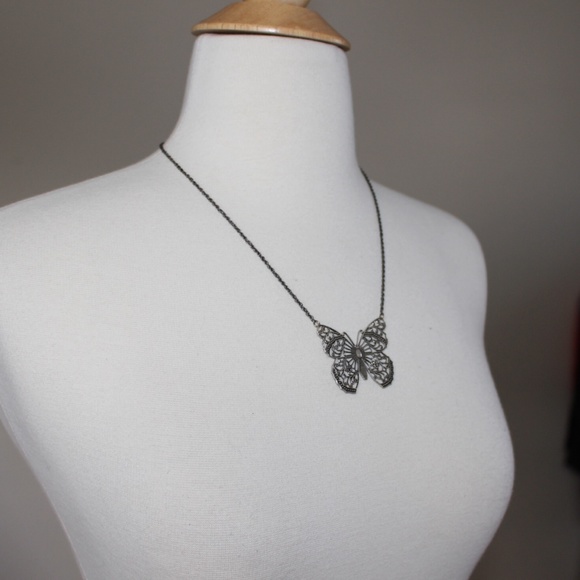 Butterfly Scroll Style Necklace From Steamboat CO - Picture 4 of 4
