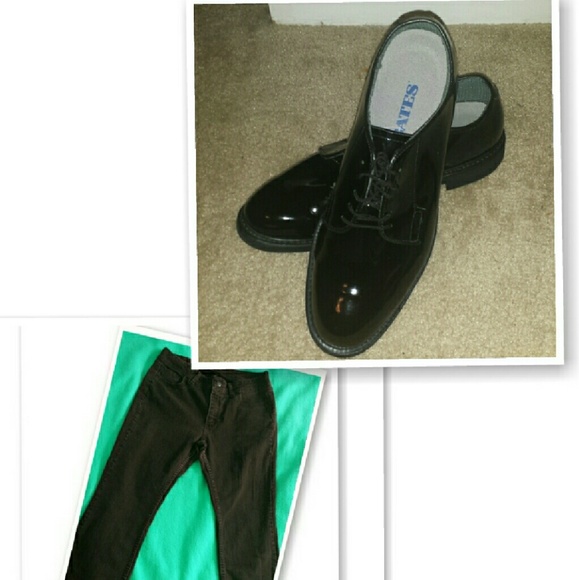 Brand new bates shoes and lee riders men pans