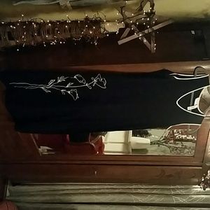 Black and white soft cotton Liz Claiborne dress