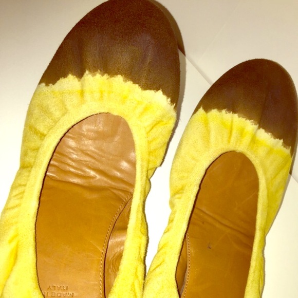 LeifNotes hand painted flats from Anthro