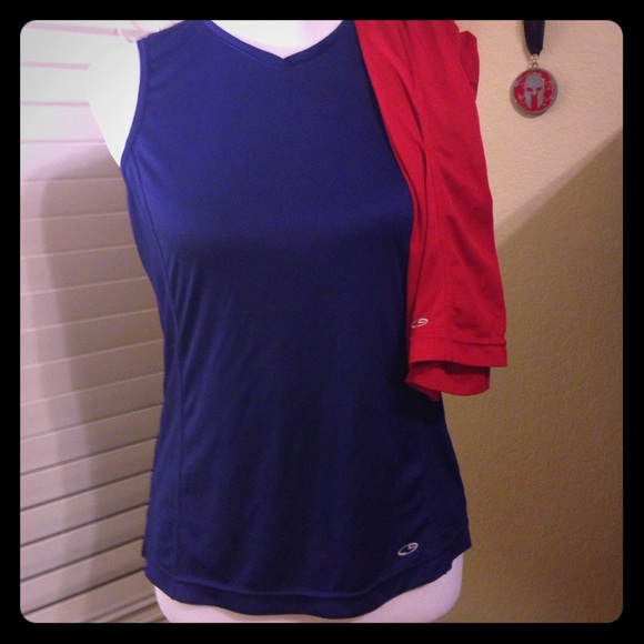 Champion V-neck workout tanks