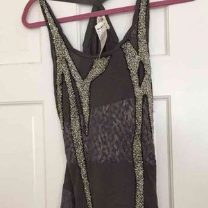 Brand new beaded top f/BUCKLE