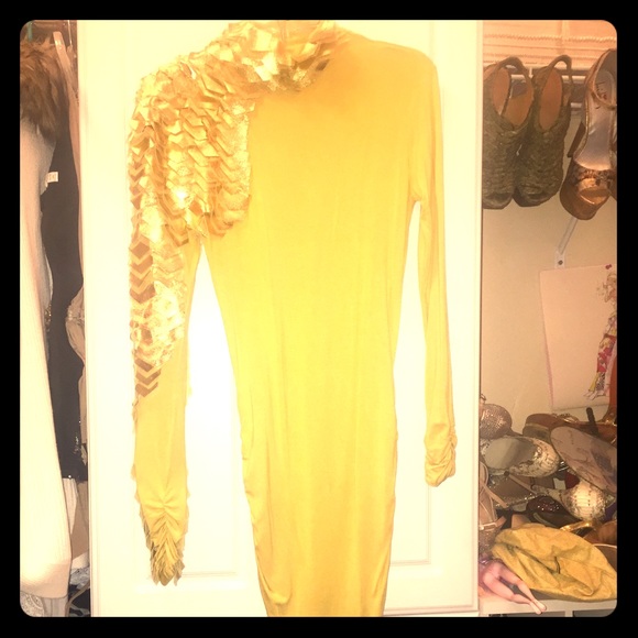 Gold Dress