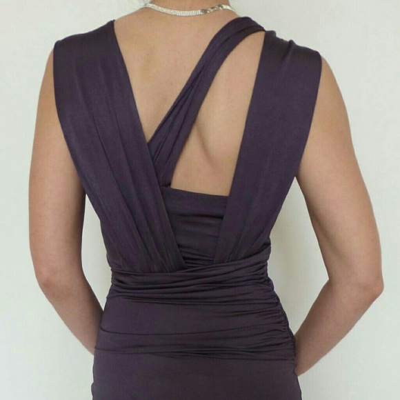 Bebe Silky Multiple Strap mini dress - Picture 2 of 4