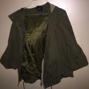 hooded army jacket