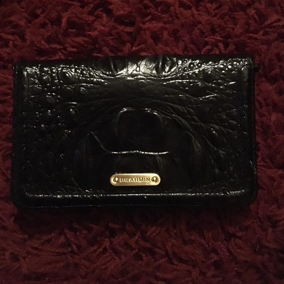 Brahmin Black Leather Wallet