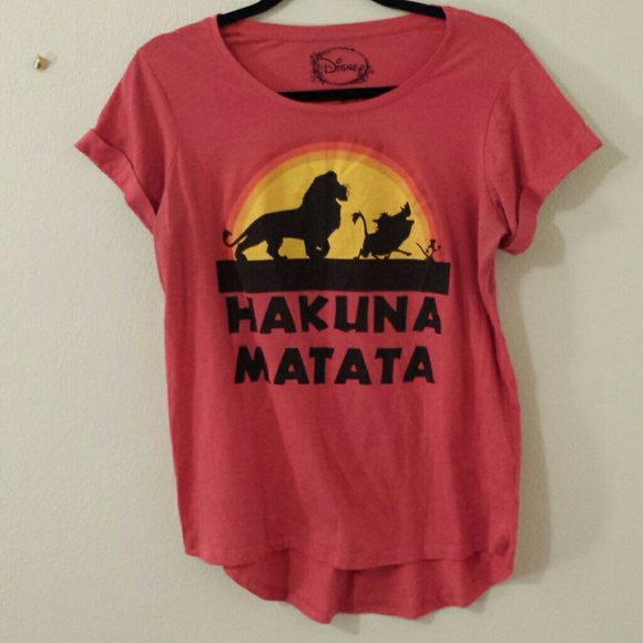 Lion king high low tee shirt