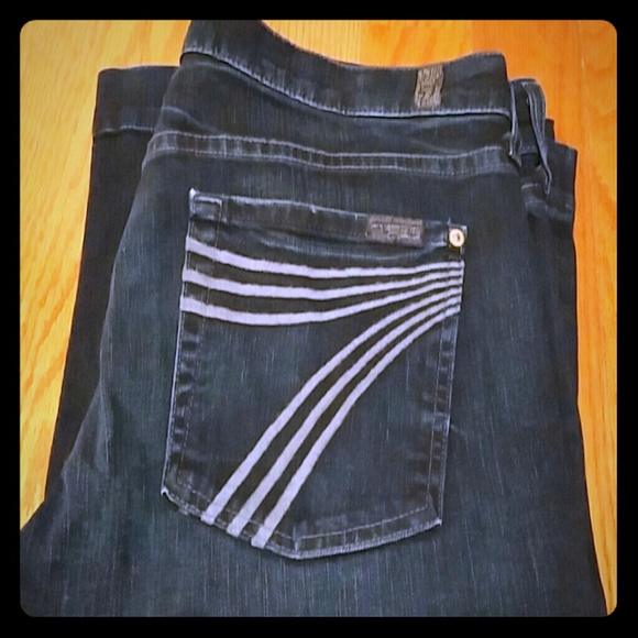 7 For All Mankind Dojo Jeans Size 32 Inseam 36