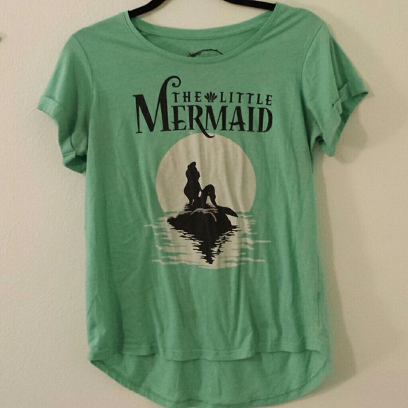 Little mermaid vintage wash highly teeshirt