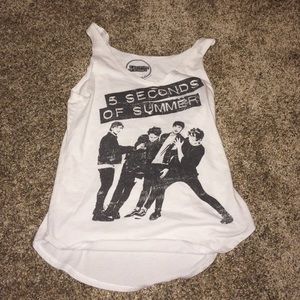 5 seconds of summer tank top