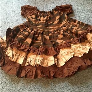 2t custom made camo dress