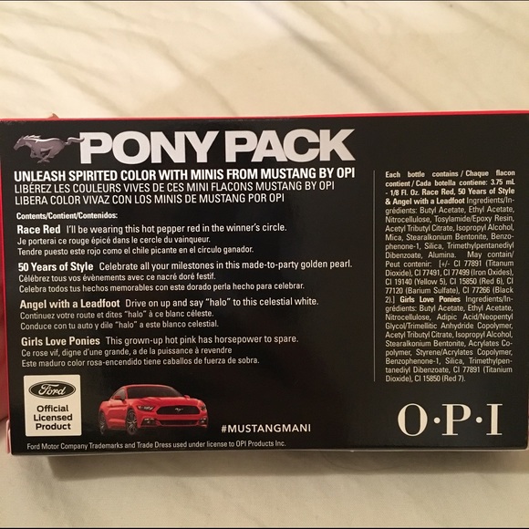 OPI Mustang Pony Pack 4 pc mini set - Picture 3 of 4
