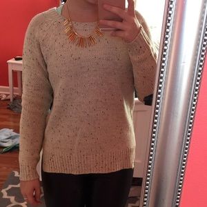 Button back sweater