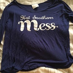 Southern Mess long sleeve shirt