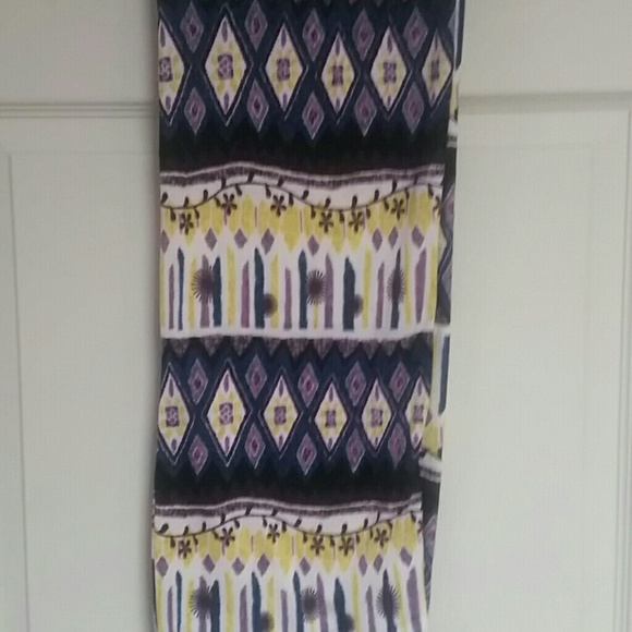 Aztec Print Infinity Scarf NWT