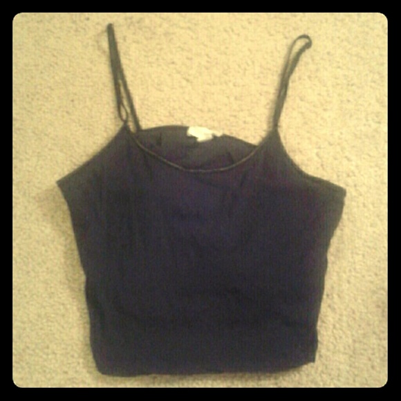 Black crop top