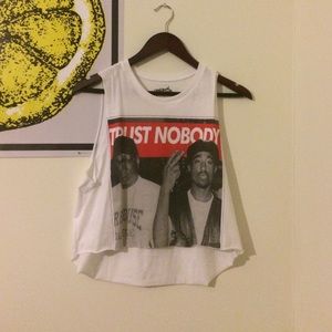 Tupac and biggie muscle tee