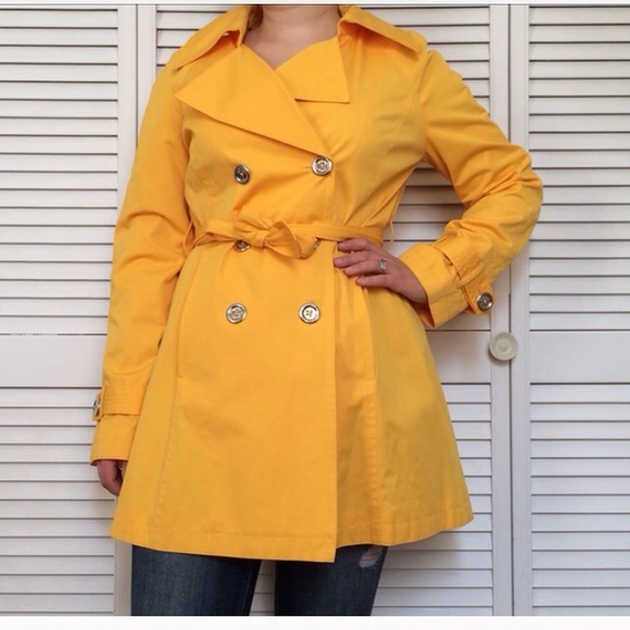 MK trench coat.