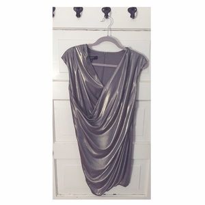 NWT Nine West Liquid Metallic Cocktail Dress