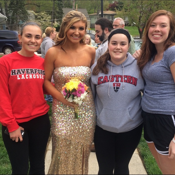 Gold Prom Dress - Picture 4 of 4