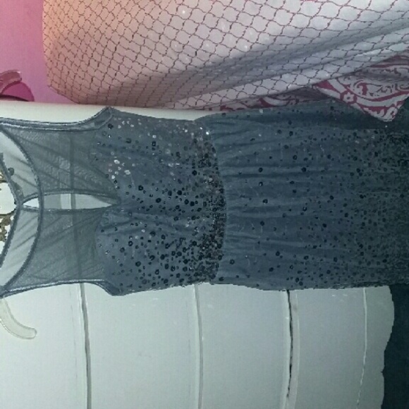 Sparkly silver dress