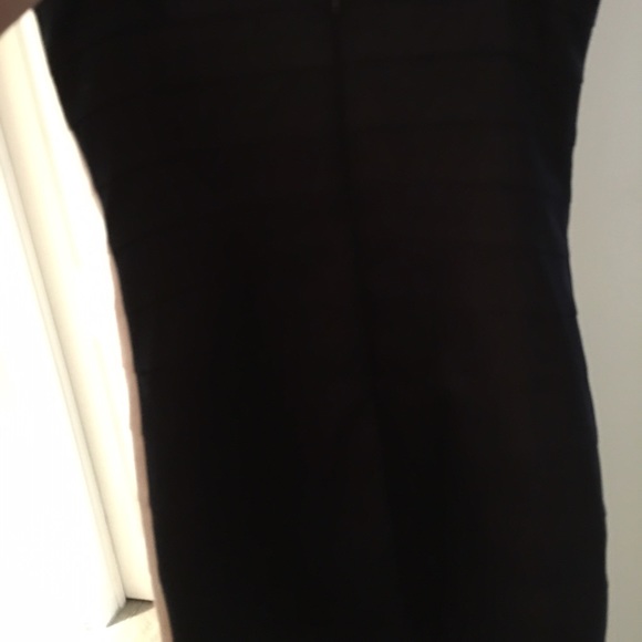 Black and White Colorblocked Dress - Picture 4 of 4