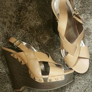 BCBG  Wedges LIKE NEW