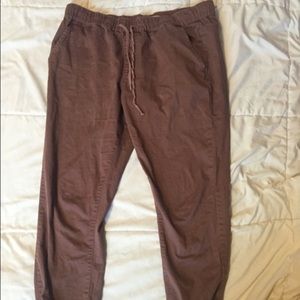 Maroon Jogger Pants