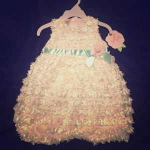 Ivory Floral Bubble Romper - Infant