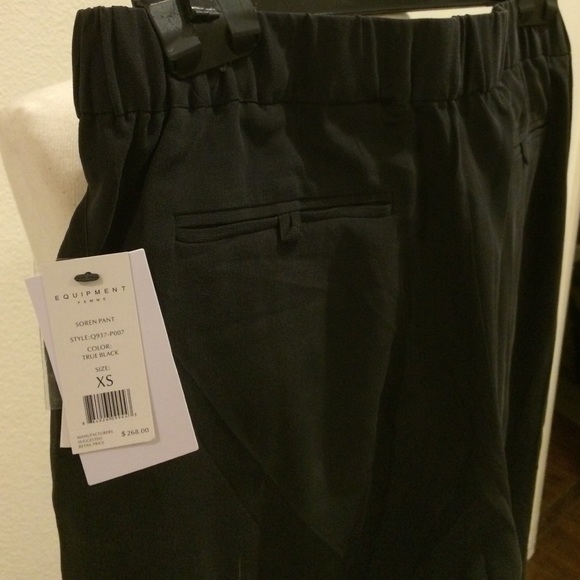 EQ silk black pants - Picture 4 of 4
