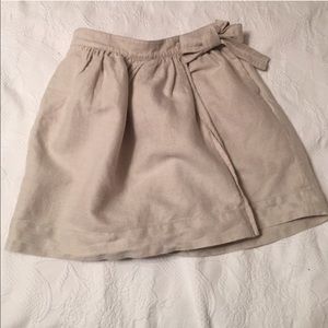 J crew linen skirt