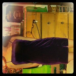 1990s velvet spaghetti strap dress