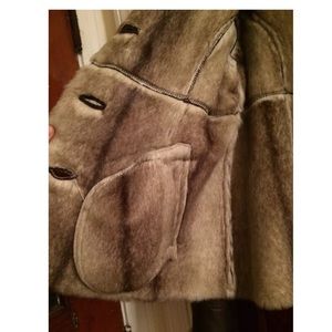 Bernardo Jackets & Coats - Bernardo Draped Collar Faux Fur Lined Jacket,Sz M Bernardo Jackets & Coats - Bernardo Draped Collar Faux Fur Lined Jacket,Sz M