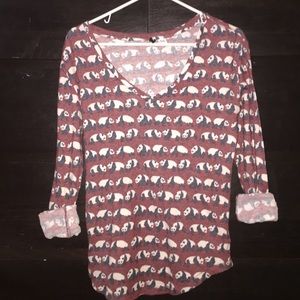 Urban outfitters panda long sleeve