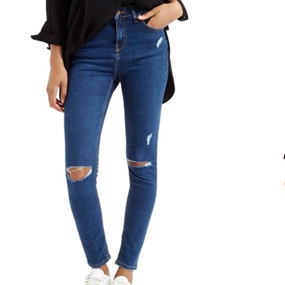 Topshop Moto Jaime High Waist Jeans