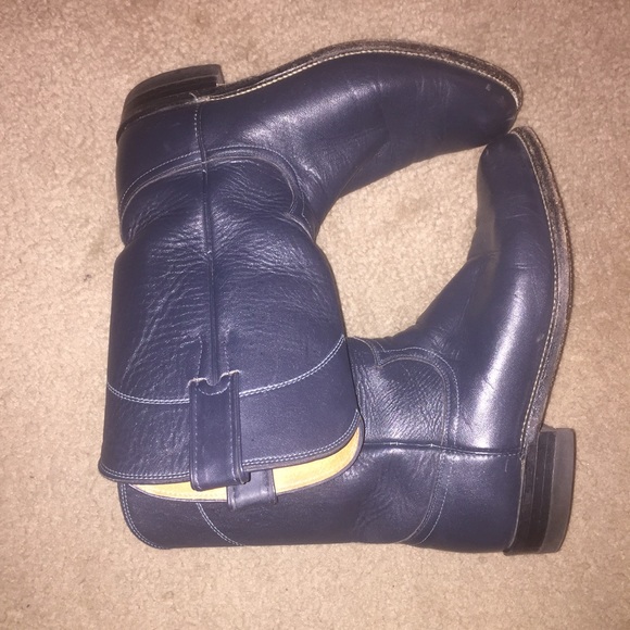 Justin -Navy Cowboy Boots