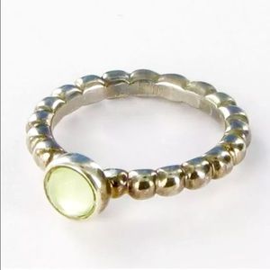 Pandora Discontinued Sweet Dreams Prehnite Ring