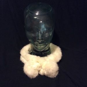 Vintage Rabbit fur collar