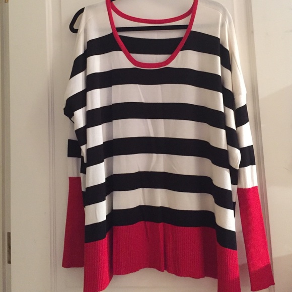 New Stripe Color- Block Sweater - image 1