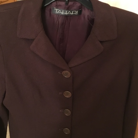 Tahari lightweight wool jacket
