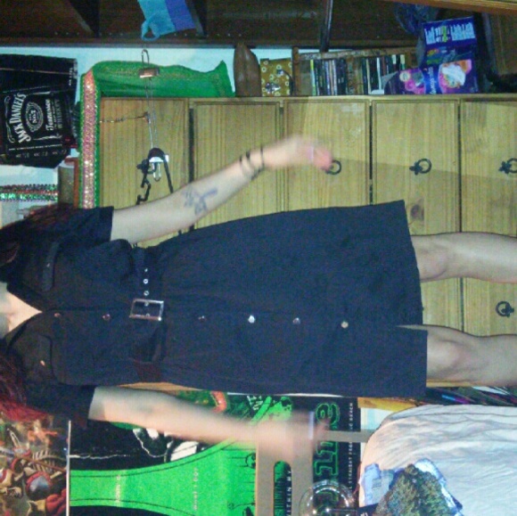 1990s black dress