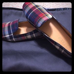 Plaid J. Crew loafers
